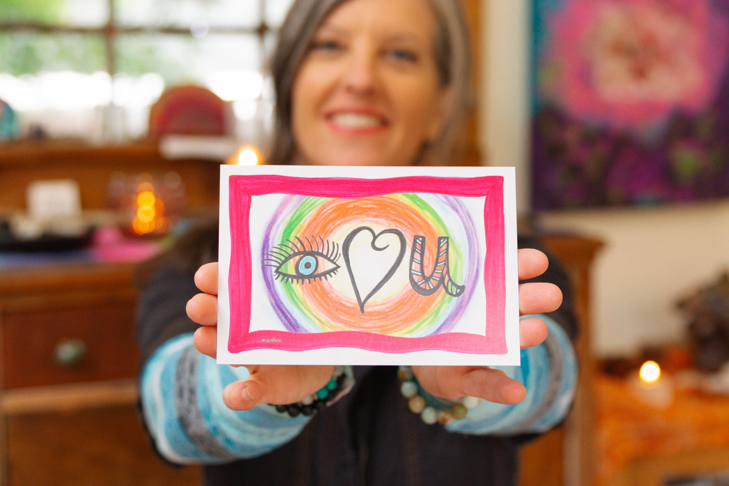 Postcard: Eye Heart U