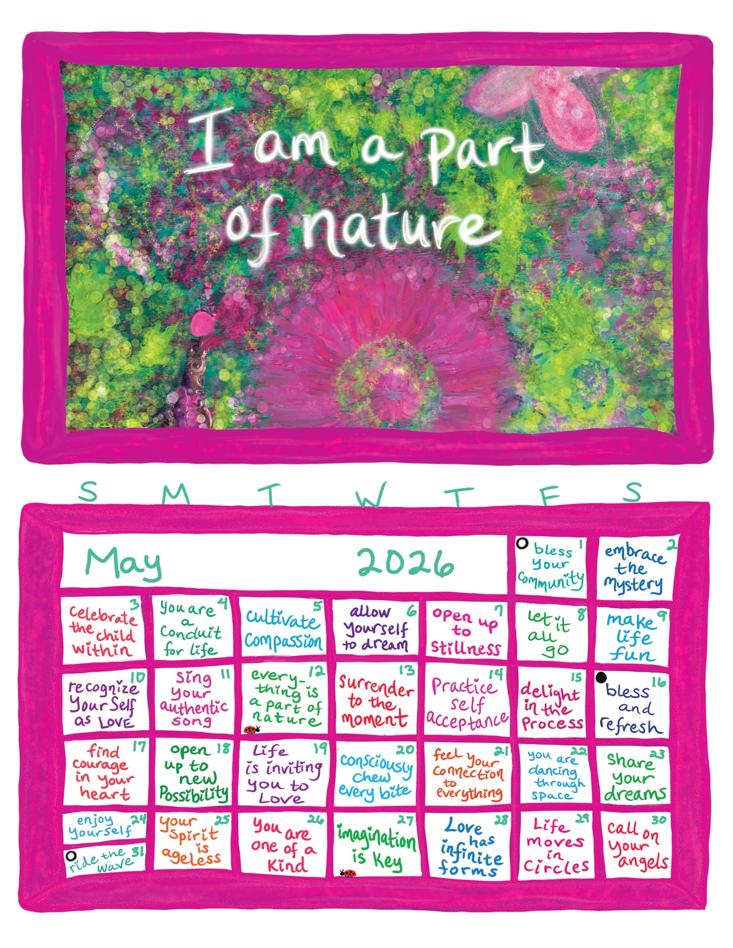 2026 I Stand For Love Calendar Multi-Packs WITHOUT Envelopes