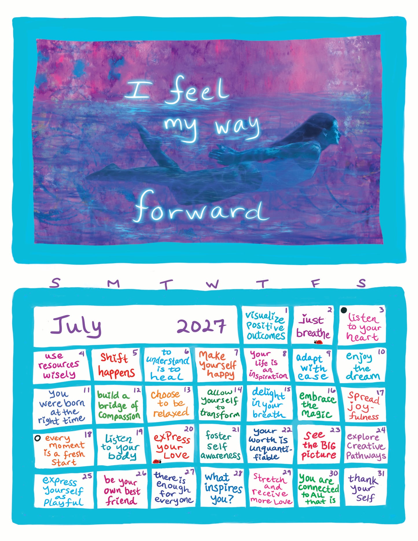 Pre-sale: 2027 I Stand For Love Calendar Multi-Packs WITHOUT Envelopes