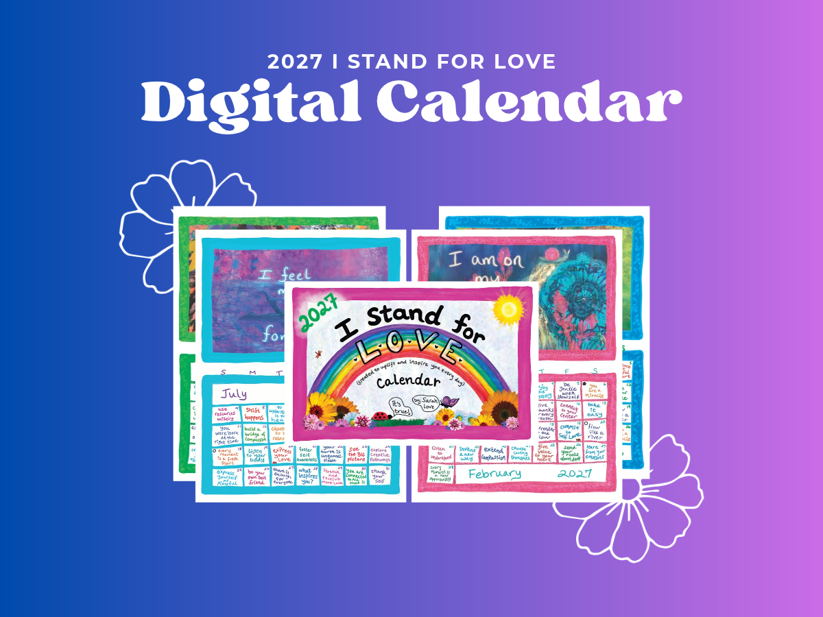 2027 Digital I Stand For Love Calendar
