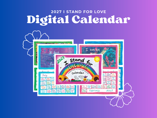 2027 Digital I Stand For Love Calendar