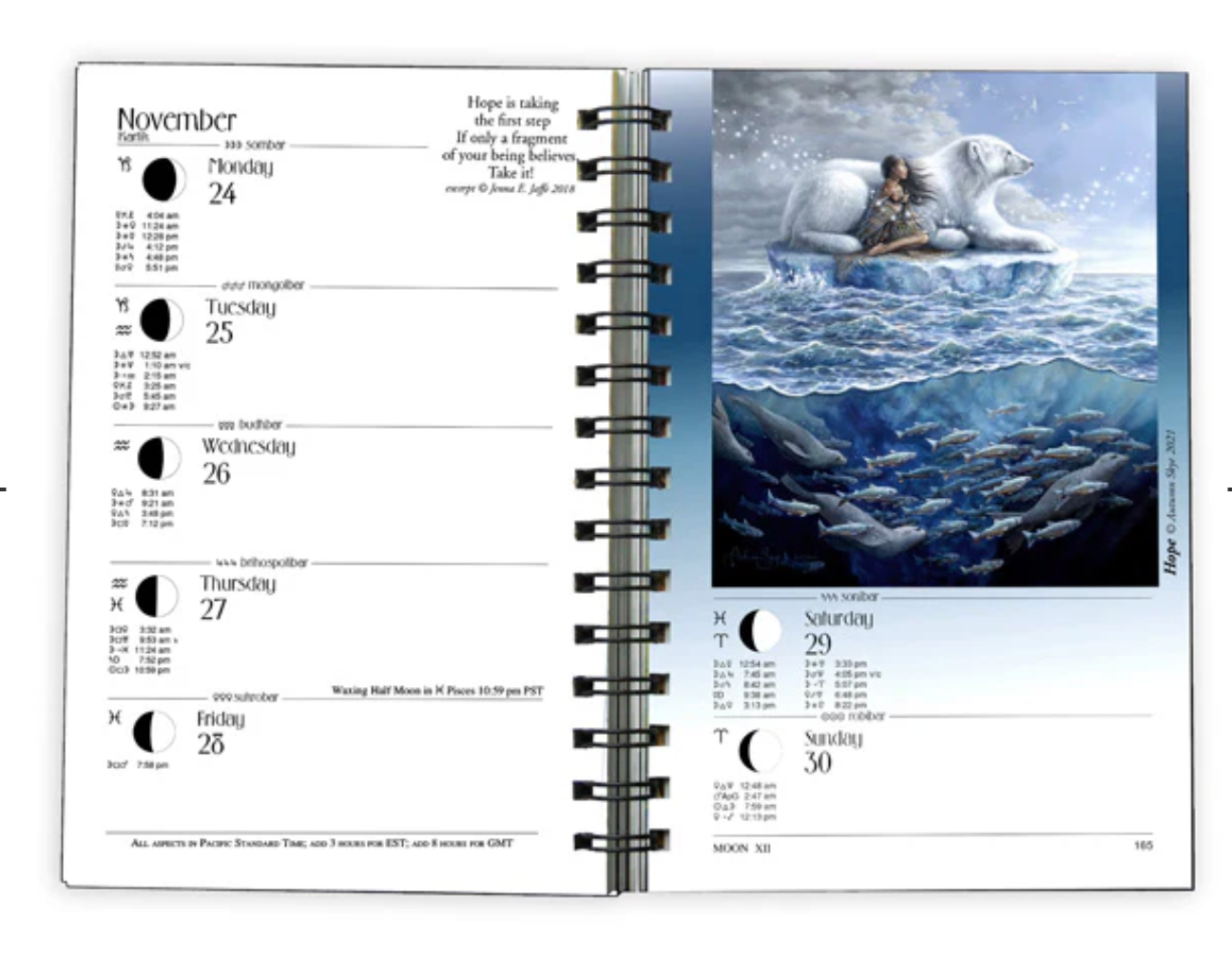 2025 We'Moon Datebook Moon Calendar & Astrological Planner I Stand