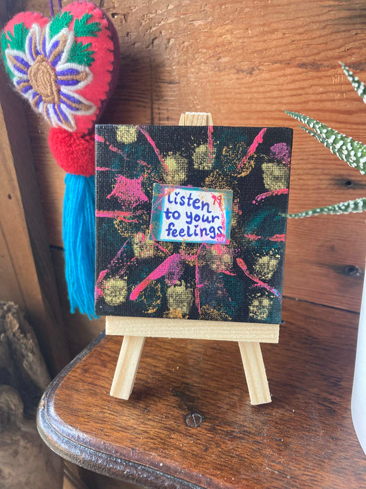 Altar Art ~ Listen to your feelings