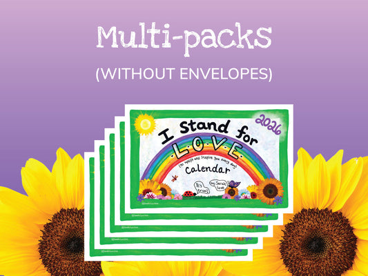 2026 I Stand For Love Calendar Multi-Packs WITHOUT Envelopes